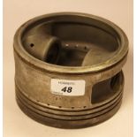 CAST ALUMINIUM SPITFIRE PISTON, MARKED D