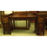 A REGENCY MAHOGANY SIDEBOARD