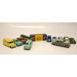 10 DINKY DIE CAST MODEL VEHICLES + BOXED