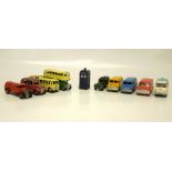 9 DIE CAST MODEL VEHICLES TO INC DINKY O