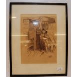 AN ETCHING BY G. PORRITT 1911, 31 X 22 C