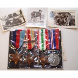 GROUP OF FOUR 2ND WW MEDALS - ITALY STAR