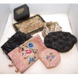 FINE DECORATED EVENING PURSES AND EMBROI