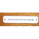 PILOT'S BALLOON SLIDE RULE MARK 1