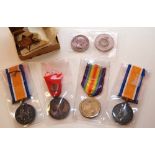 THREE 1ST WW MEDALS R.A.F. TO DIFFERENT