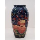 A CONTEMPORARY MOORCROFT VASE DECORATED