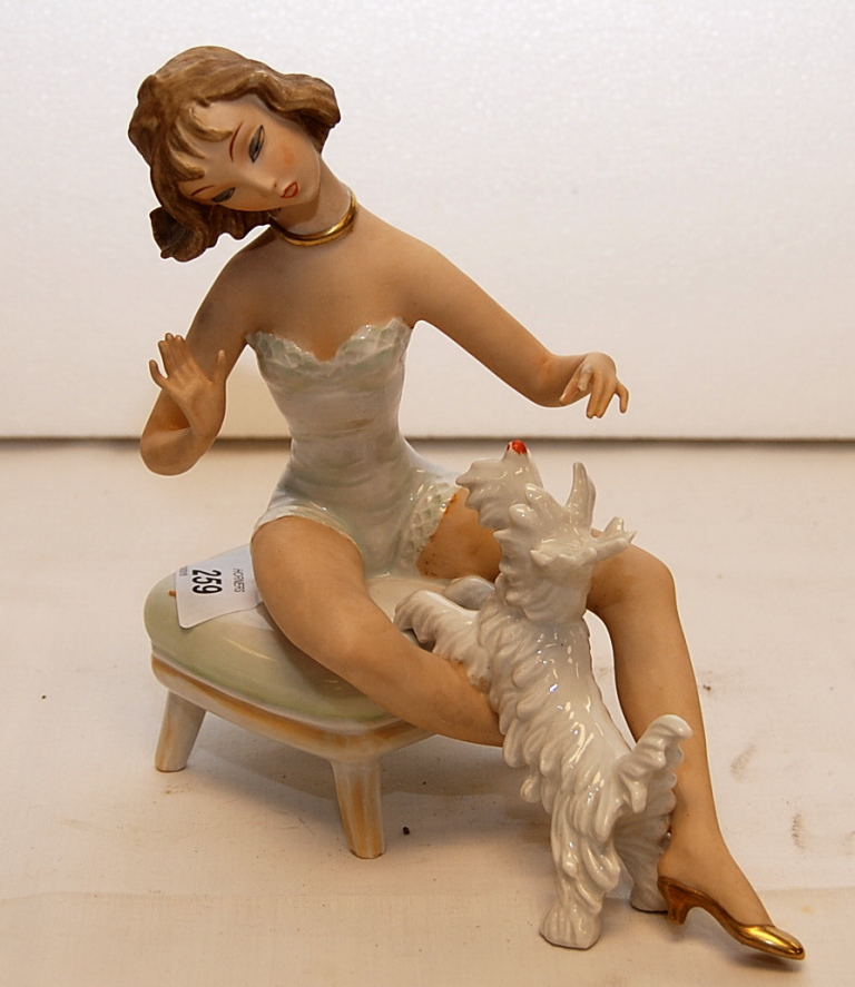 SCHAU BACH KUNST PORCELAIN FIGURE - Image 3 of 8