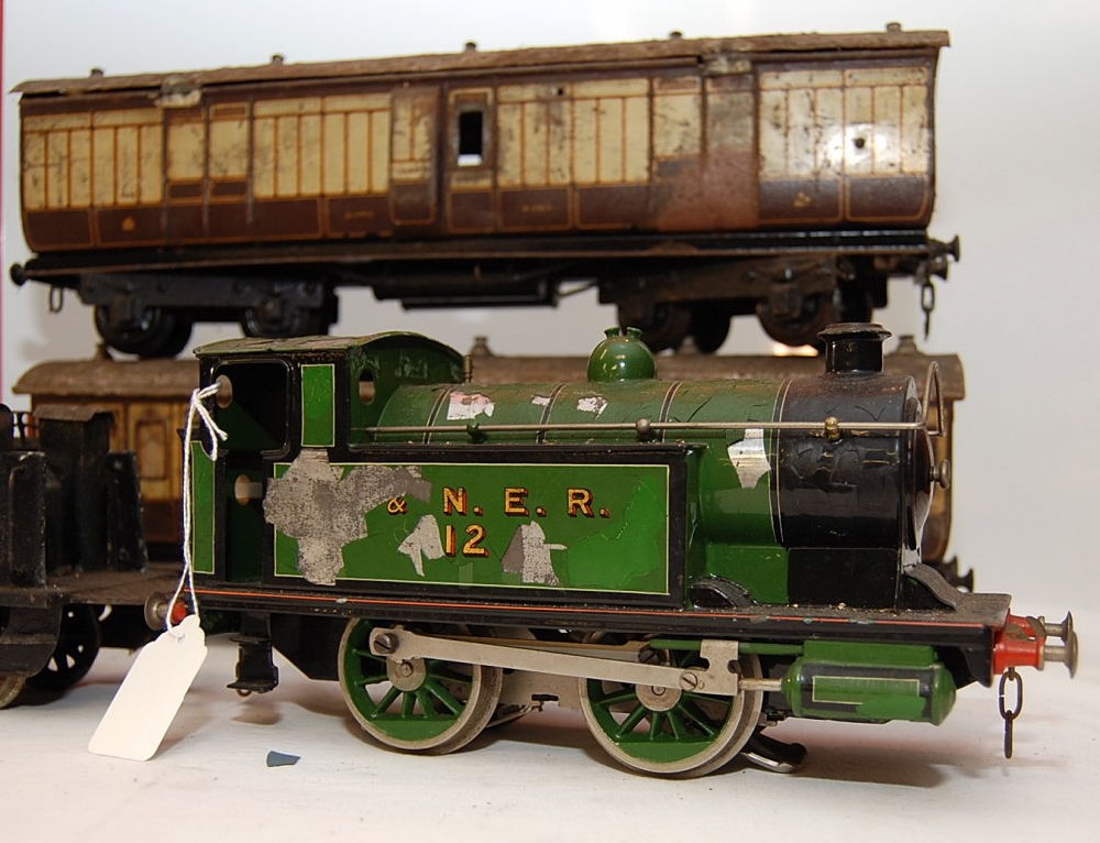 GERMAN TIN PLATE ELECTRIC MODEL LOCO 1.5 - Image 6 of 6