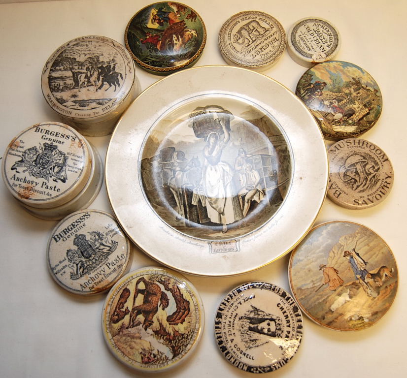 11 ASSORTED STAFFORDSHIRE POT LIDS AND 4 - Image 5 of 6