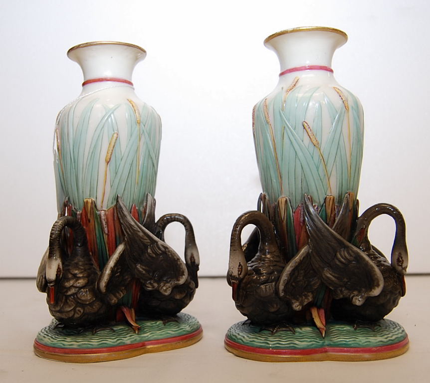 PAIR OF ROYAL WORCESTER PORCELAIN "BLACK - Image 5 of 8