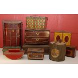 COLLECTION OF 10 VINTAGE STORAGE TINS, T