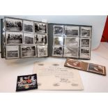 PHOTOGRAPH ALBUM WITH BLACK AND WHITE PH