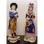 19TH CENTURY PAIR OF CONTINENTAL FIGURES