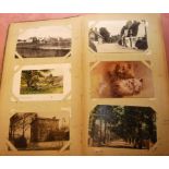 ALBUM MIXED POSTCARDS, HOUGHTON RP, ST I