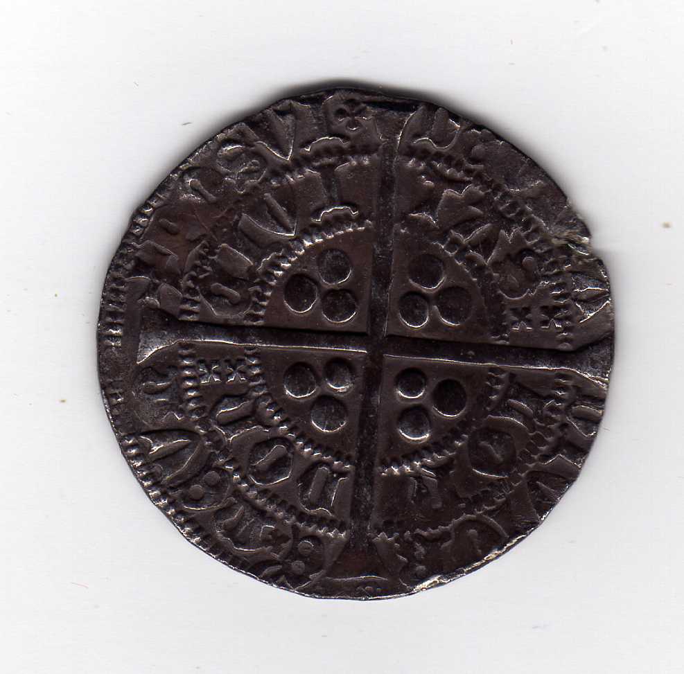 GB COINS: HENRY V 1413-1422 GROAT WITH M - Image 3 of 3