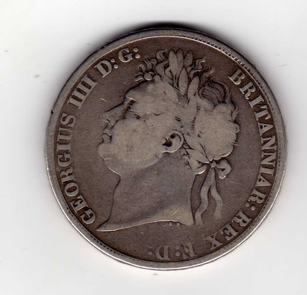 GB COINS: GEORGE IV CROWN 1821, SHILLING