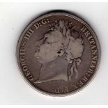 GB COINS: GEORGE IV CROWN 1821, SHILLING