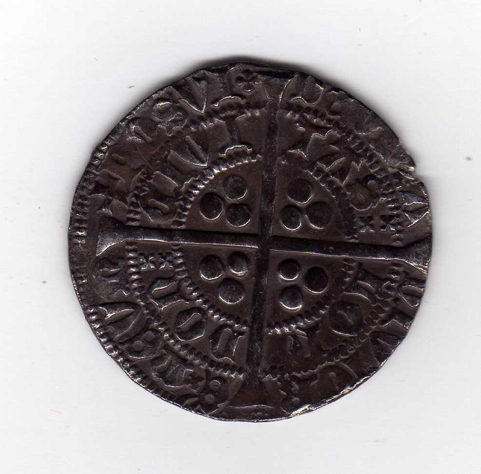 GB COINS: HENRY V 1413-1422 GROAT WITH M - Image 2 of 3