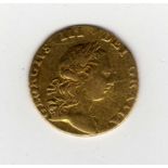 GB COINS: GEORGE III QUARTER GUINEA 1762