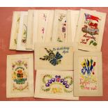 WW1 EMBROIDERED SILK POSTCARDS, CANADA E