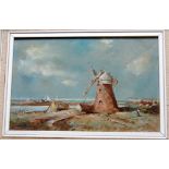 OIL ON BOARD, MILL NEAR THE SEA, BEARING