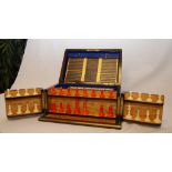 A C19TH CORAMANDEL WOOD GAMES COMPENDIUM