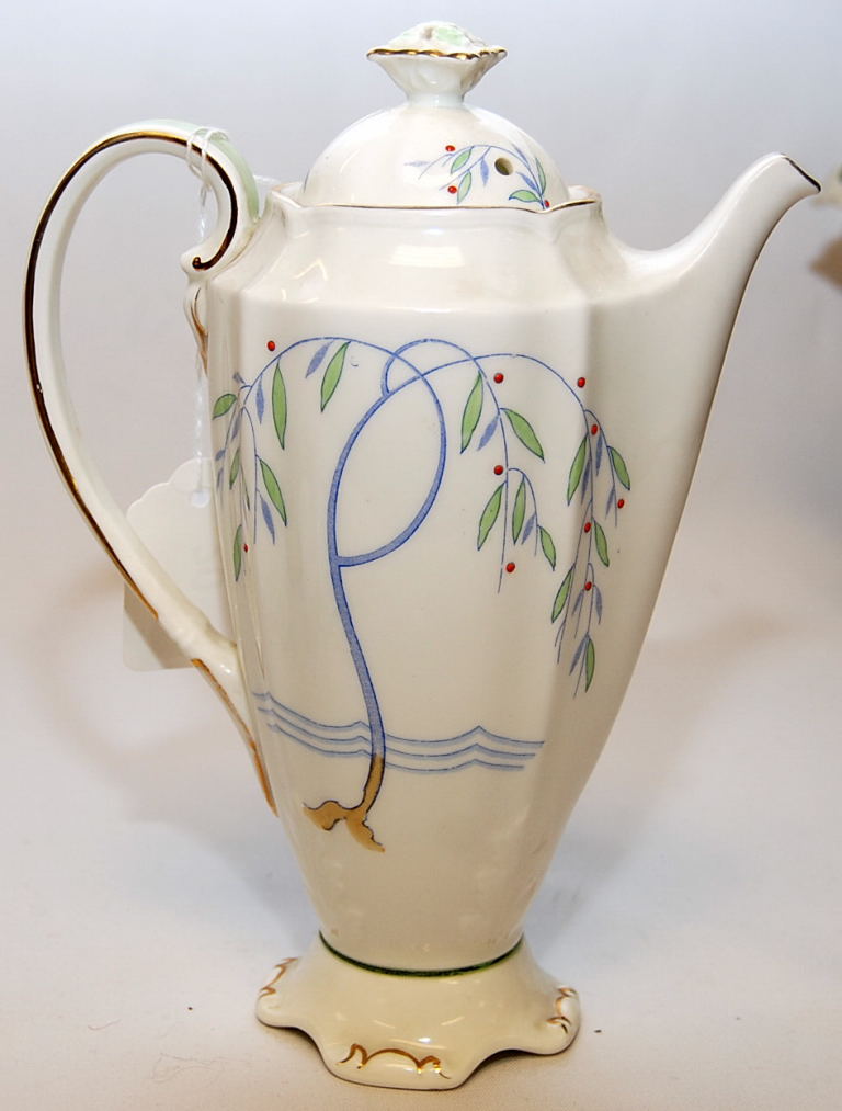 ROYAL DOULTON ART DECO STYLE PART COFFEE - Image 6 of 7