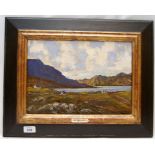 OIL ON BOARD, MUCKISH MOUNTAIN, DONEGAL,