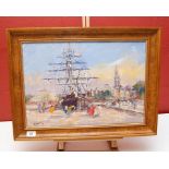 OIL ON CANVAS, CUTTY SARK, BEARING SIGNA