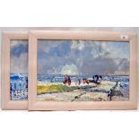 PAIR OF FRAMED OIL ON BOARD, "SOUTHWOLD