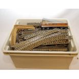 BOX OF VARIOUS "OO" GAUGE TRACK AND ACCE
