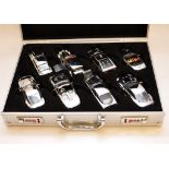 JAMES BOND "007" BOXED CORGI SET OF 8 IN ALUMINIUM CASE, NO.