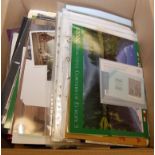 BOX WITH MODERN EUROPEAN MNH SHEETLETS, PACKS, SOUVENIRS ETC, LIECHTENSTEIN, ALAND,