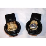 TWO ELVIS BELT WATCHES