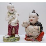 TWO CHINESE CHINA FIGURES