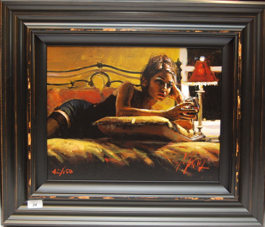 FRAMED LIMITED EDITION 42/150 "GEORGINA