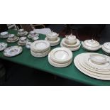 A Woods Chandos dinner service, comfortably an eight place setting with additions, and a Royal