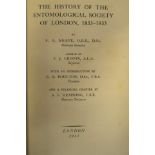 The Centenary History of the Entomological Society of London 1833-1933, published by Richard