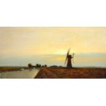 GERALD COULSON (British 19th/20th Century) A PAINTING, "Thurne Mill, Norfolk," oil on canvas, signed