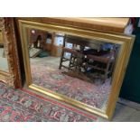 20thC Gilt framed wall mirror