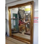 Large Ornate Gilt framed wall mirror with bevel edge