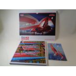 Qty. of Royal Air Force Red Arrows ephemera inc. Calendar, Brietling Red Arrows by David Bent etc.