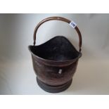 Edwardian Copper coal helmet