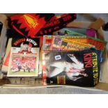 Box of assorted Rock and Roll and other ephemera inc. Elvis Presley