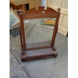 Late Victorian Swinging dressing table mirror with integral drawers