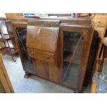 Oak Fall front bureau bookcase