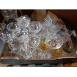 Large Collection of Crystal and glassware inc. Edinburgh Crystal glasses