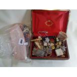 Collection of assorted costume jewellery inc. Necklaces, Brooches etc.