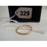 22ct Gold Wedding Band 1g