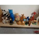 Collection of Retro Cat figures